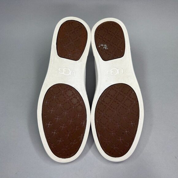 UGG Kitlyn Shoes Women's Size 8 Grey Suede Classic Slip On Loafers Sneakers - Picture 9 of 10